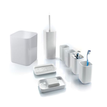 Gedy Seventy, настольная мыльница, цвет белый (без упаковки), артикул 6311(22)