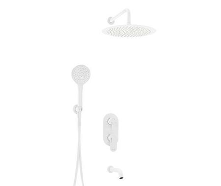 A85161 Встраиваемый комлплект для ванны с верхней душевой насадкой, лейкой и изливом, артикул A85161