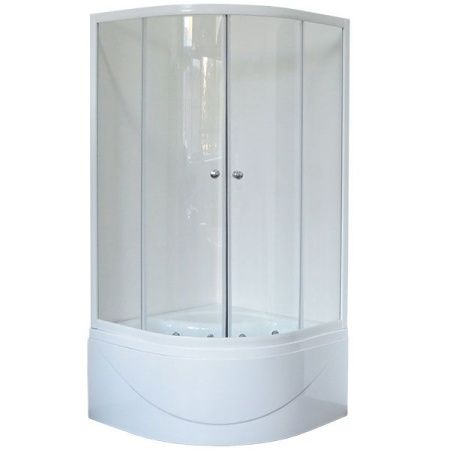 Душевой угол Royal Bath RB 100BK-T (прозрачное)