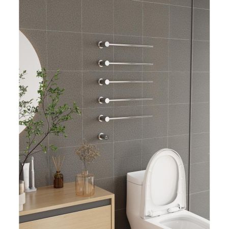 Полотенцесушитель электрический Terminus Аккорд П5 50х80, хром, артикул 4670078568120