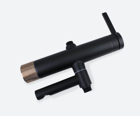 Душевая система Bronze de Luxe AVANTGARDE 2039RGB, черный/розовое золото, артикул 2039RGB