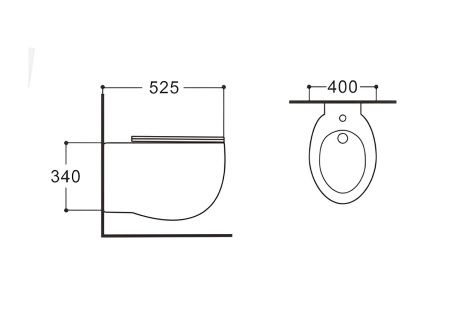 Биде подвесное Aquatek АЛЬТАИР AQ1089-00 525*400*340, цвет белый, крепеж Биде подвесное Aquatek АЛЬТАИР AQ1089-00 525*400*340, цвет белый, крепеж