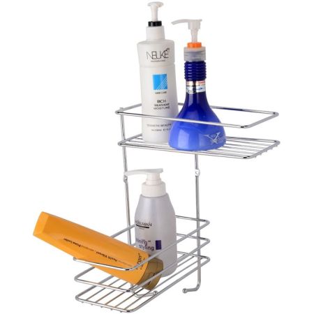 Полка корзина Fora Optima KOR-3001 угловая Хром