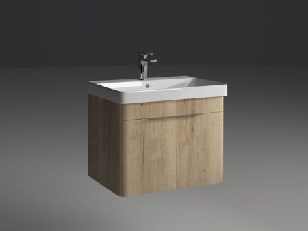 IBX REDING, тумба под раковину 60 см, 1 ящик с ручкой, цвет галифакс, артикул R450601C/HALIFAX