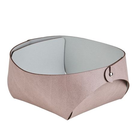 ADJ Корзинка Flora, 15x15xH7 см., цвет: пепельная роза/устричный, артикул 0041.07/02