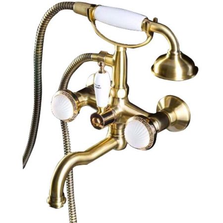 Смеситель для ванны (душевой комплект) SATINE бронза_Комплект, артикул 313-ST