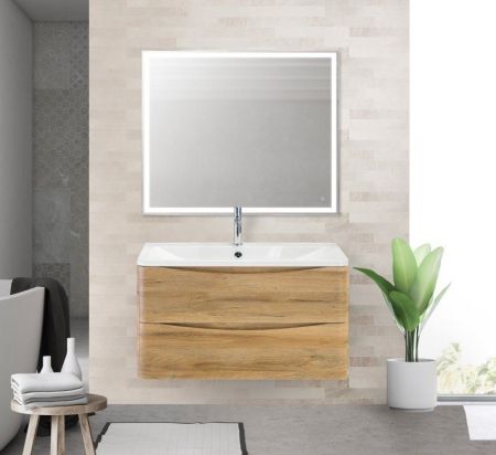 Мебель для ванной комнаты BELBAGNO ACQUA-900-2C-SO, артикул BB900/455-LV-MR-ALR