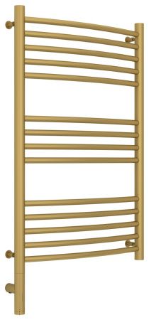 Полотенцесушитель электрический "БОГЕМА 3.0" 800х500 / МЭМ левый (Матовое золото)
