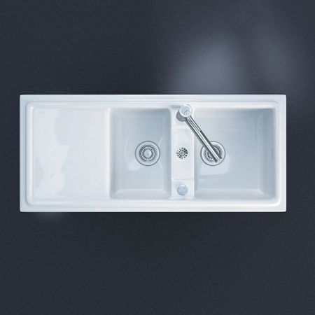 Раковина, Duravit, Cassia, двойная , ширина, мм-1160, глубина, мм-510, высота, мм-225, тип установки-встраиваемый, отверстия для смесителя-1, материал-керамика, цвет-белый, артикул 7513110000