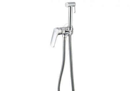 Комплект для гигиенического душа встроенный AQUATEK (cмеситель + гигиеническая лейка + шланг) AQ1019CR ВЕГА, артикул AQ1019CR