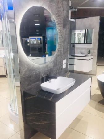 Комплект мебели для ванной Black&White Universe U907.1200 подвесной Белый, артикул 907U1200