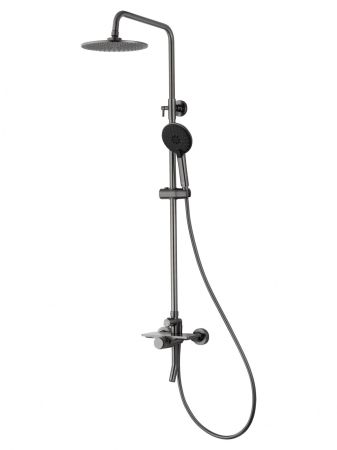 Душевая система WONZON & WOGHAND CLICK, Темный графит (WW-N3S962-BGG), артикул WW-N3S962-BGG