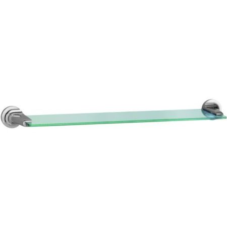 Стеклянная полка Nofer Hotel 16415.B хром, глянцевая/прозрачное стекло, артикул 16415.B