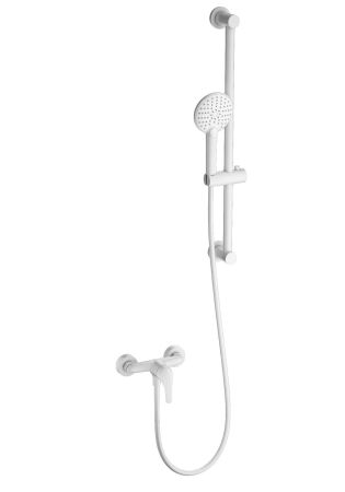 Смеситель для душа с гарнитуром WONZON & WOGHAND, Белый матовый (WW-4570-MW)