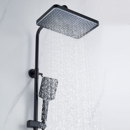 Душевая система Shevanik S4226H, черный