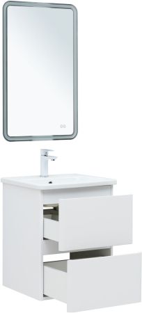 Тумба под раковину Aquanet Эмбер 50 белый матовый, артикул 00330463