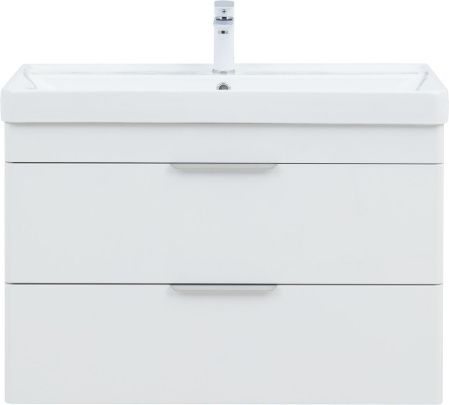 Тумба под раковину Aquanet Ирис New 90 белый глянец Тумба под раковину Aquanet Ирис New 90 белый глянец