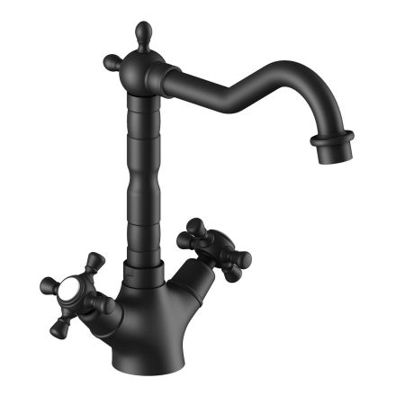 Смеситель для раковины Timo Nelson 0143/03F черный, артикул 0143/03F