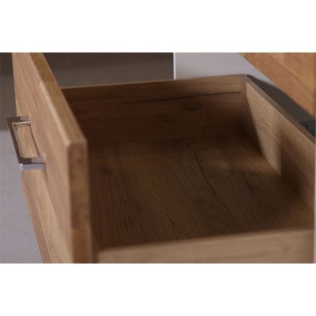 Тумба под раковину ASB-Woodline Оскар 65 подвесная Дуб Белый, артикул 10230