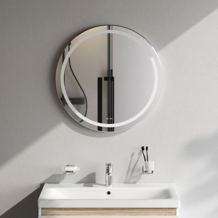 M85AMOX0651WG Универсальное зеркало с контурной LED-подсветкой, ИК- сенсором, круглое, 65 см, артикул M85AMOX0651WG