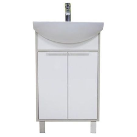 Тумба под раковину АКВАТОН РИКО 46,6 1A212401RIB90 (напольная, белый/ясень), шт, артикул 1A212401RIB90