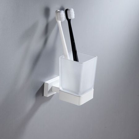 Стакан для ванной комнаты Shevanik SG5612C, белый, артикул SG5612C