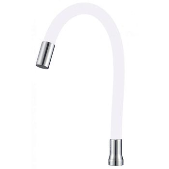 Гибкий излив для кухонного смесителя Savol S-CG02, белый