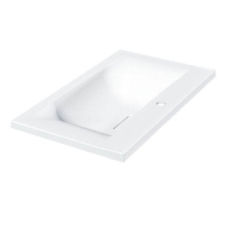 Раковина VCB-3M750W из искусственного камня, цвет белый, артикул VCB-3M750W