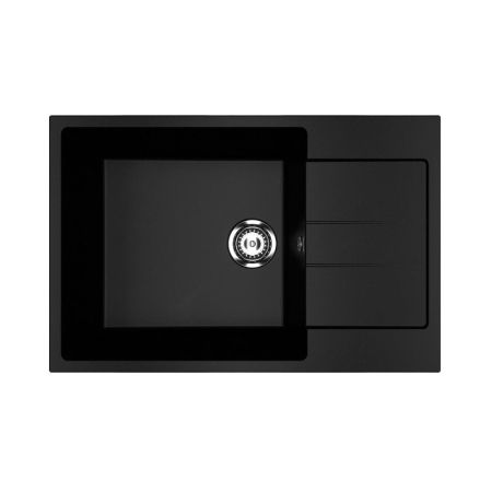 Кухонная мойка Ulgran U-602-344, ультра-черный, артикул U-602-344