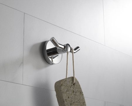 Крючок двойной Timo Saona 13012/00 хром, артикул 13012/00