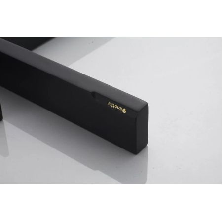 Смеситель для раковины высокий Knotlor KN-24/BL, черный, артикул KN-24/BL