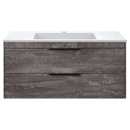 База под раковину Chiara 2D 1000 подвесная, 2 выкатных ящика soft-close, G.Stone, артикул VMC-2C2100GS