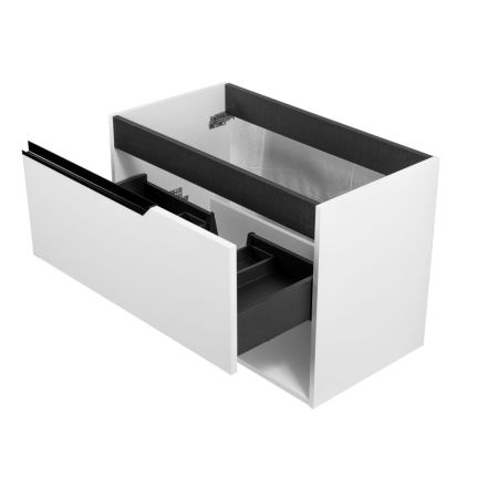 Комплект мебели Visobath Eleven, 800 мм левый, цвет белый матовый лак (B-Ada), артикул 85601/B-Ada/EL