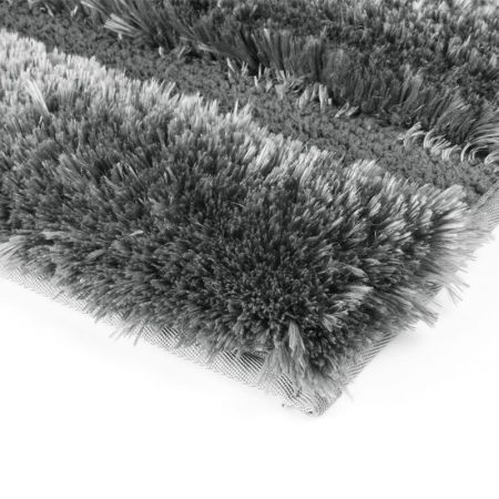 Коврик для ванной комнаты FIXSEN LUSH FX-9001U, серый, артикул FX-9001U