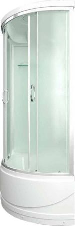 Душевая кабина Erlit Comfort ER3512TPL 120x80 задняя стенка Белая стекло матовое