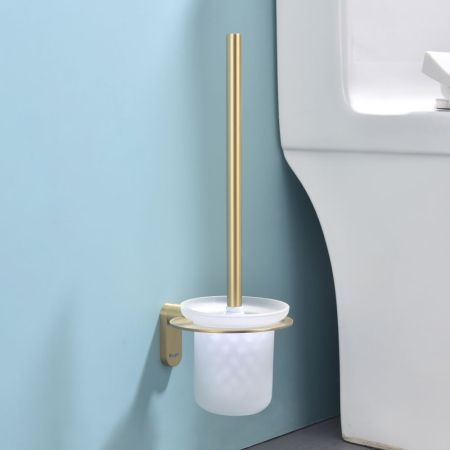 Ершик настенный Raglo R300.10.03, золотой сатин