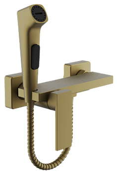 Гигиенический душ со смесителем BELZ B55653-5, матовое золото