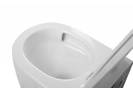 Унитаз подвесной безободковый со смывом TORNADO BelBagno SOFT-TOR Унитаз подвесной безободковый со смывом TORNADO BelBagno SOFT-TOR