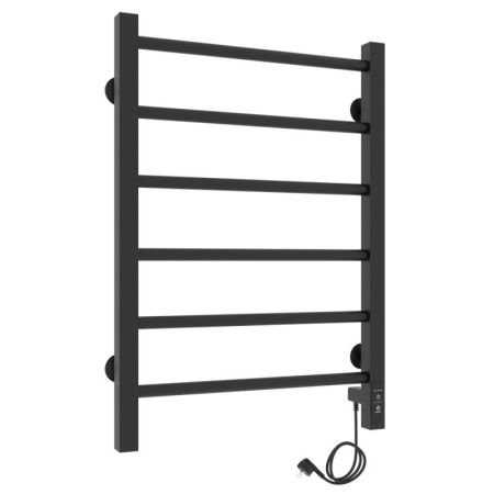 Полотенцесушитель электро "Феличия ЧКЧ6 400х600", черный муар, правый, артикул 73207611
