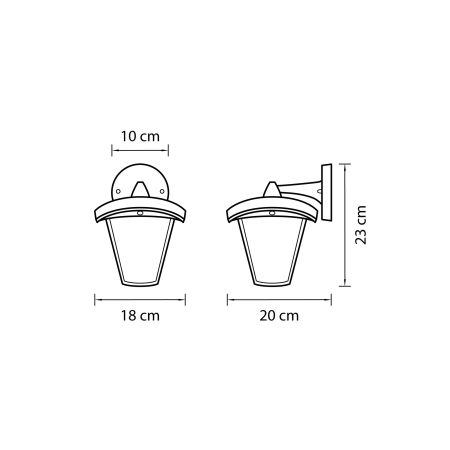 Светильник светодиодный уличный настенный Lampione Lightstar 375680, артикул 375680