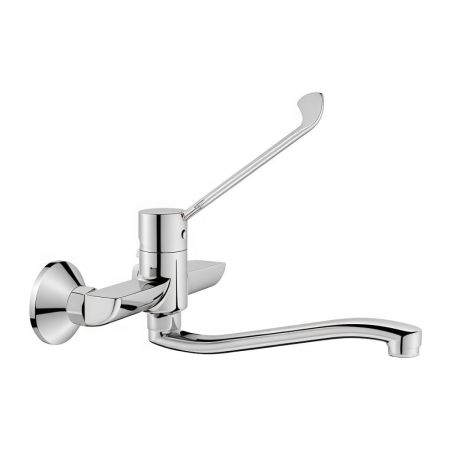 Смеситель для кухни с хирургической ручкой BELZ B79019, хром