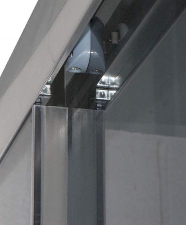 Душевой уголок Parly QZ81S 100х80 профиль Белый стекло матовое