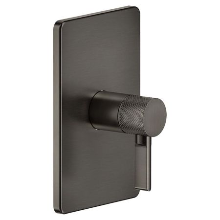 GESSI INCISO Встраиваемый смеситель, на 1 источник (внешняя часть), цвет: brushed black metal pvd