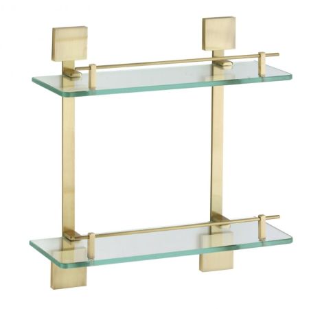 Полка стеклянная Savol S-06522C, бронза, артикул S-06522C