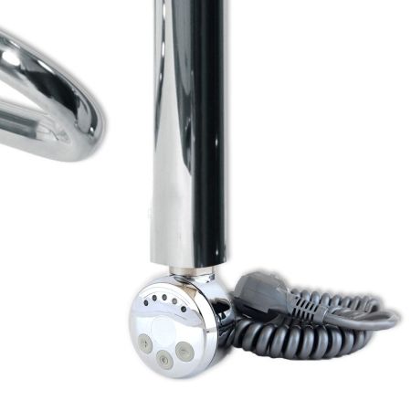 Электрический полотенцесушитель Ника Curve ЛZ Эл. 80x60 Хром, артикул ЛZ Эл. 80x60