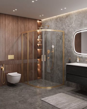 MOLVENO-RH-2-130/100-C-BORO-IV Душевой уголок, артикул MOLVENO-RH-2-130/100-C-BORO-IV