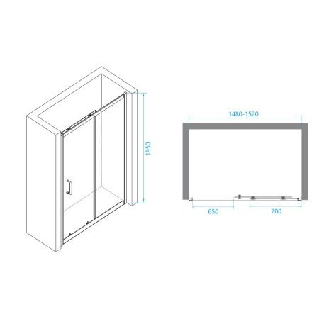 Душевая дверь RGW PA-14W (1500, Прозрачное) Душевая дверь RGW PA-14W (1500, Прозрачное)