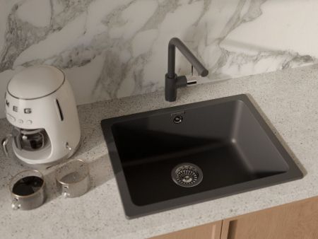 Rivelato Смеситель для кухни Vico Г-обр. D-35мм antracite cromo арт., артикул 9021608 antracite cromo