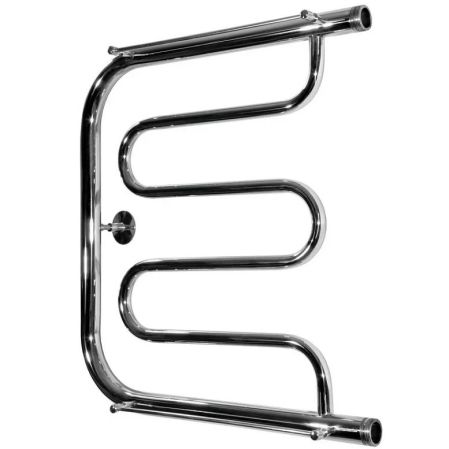 Водяной полотенцесушитель Тругор ПМ 1 П 60x40 с полкой Хром, артикул ПМ1/6040П