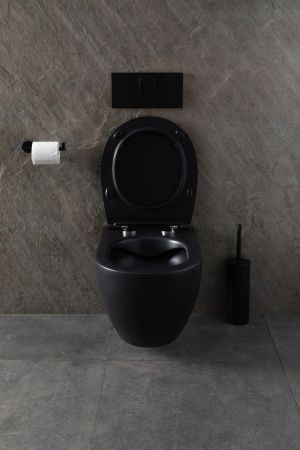 Чаша подвесного унитаза Allen Brau Reality 4.32006.31 черный матовый, артикул 4.32006.31
